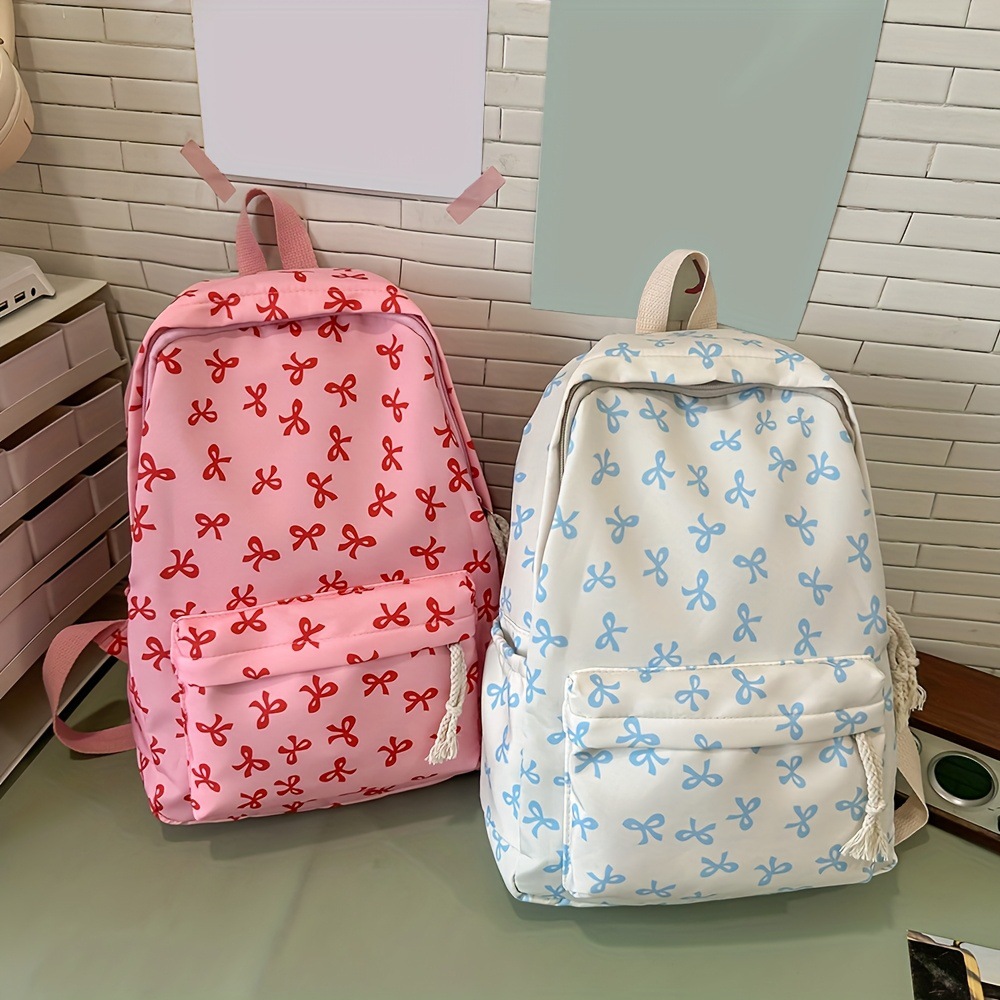 素敵なちょう結びバックパック春夏新作女性ガールズカジュアルデ - Fashion Backpack Women のレビューと価格