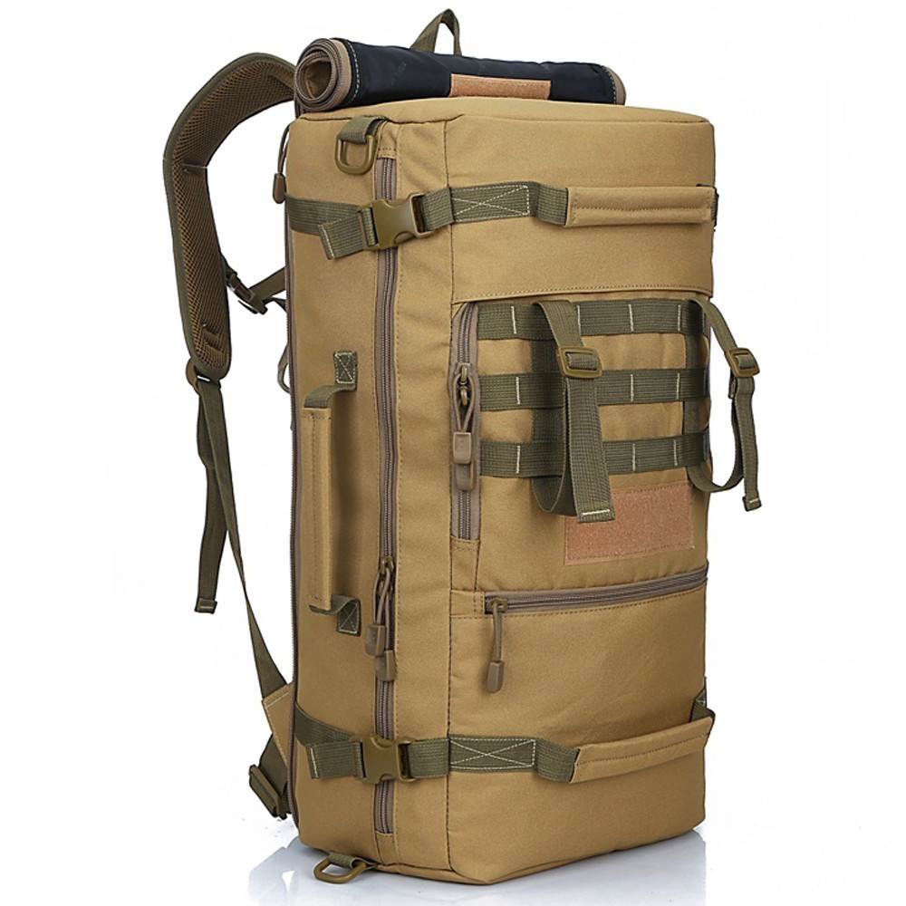 50L 戦術的な軍事バックパック男性屋外軍 3p トレッキン - Rucksack Military Style のレビューと価格