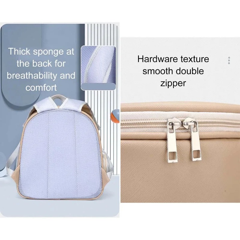 ポータブル透明ペットバックパック折りたたみ式屋外キャリーバッ - Foldable Backpack Small のレビューと価格