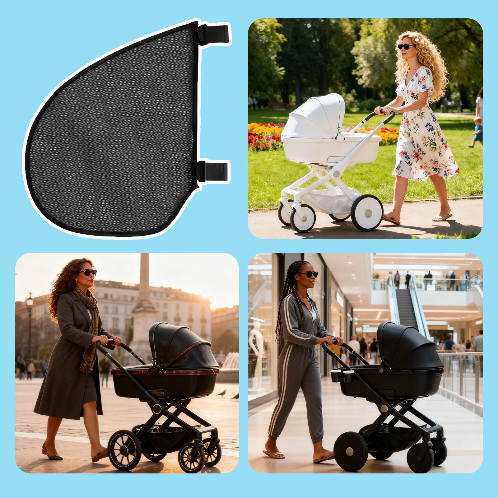 調節可能なストラップ付きユニバーサル滑り止めベビーカー用サイ - Backpack Diaper Bag のレビューと価格