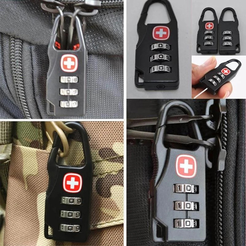ミニロック 屋外用小型ロック コードコンビネーションロック付 - Backpack Lock Combo のレビューと価格