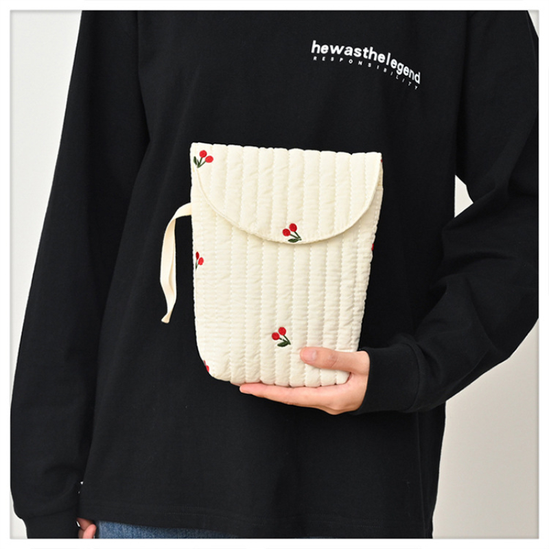 刺繍入りコットンベビーおむつバッグ、洗えるママバッグ、哺乳瓶 - Backpack Diaper Bag のレビューと価格