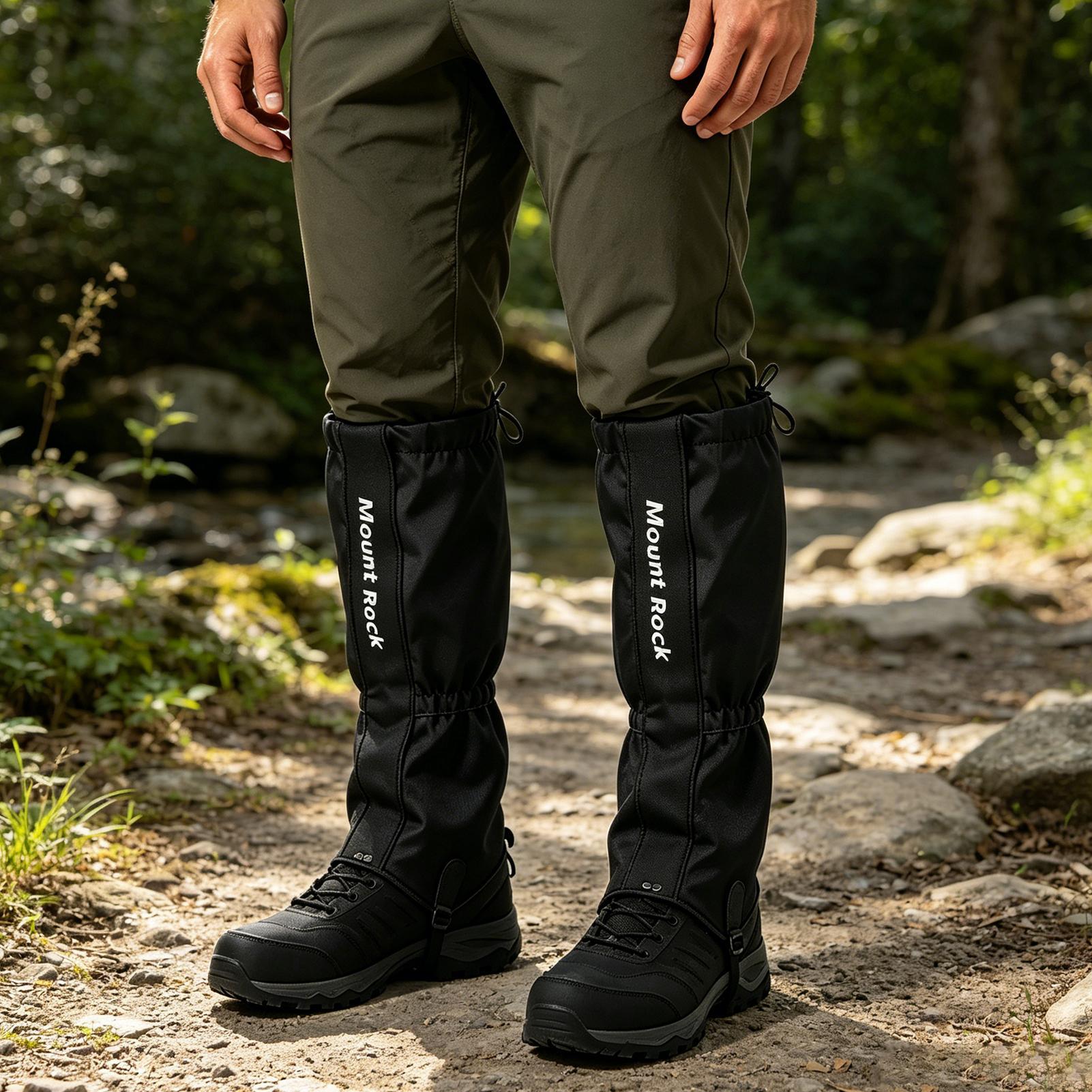 1 ペア防水通気性ハイキングレッグゲートル軽量スノーブーツレ - Hiking Backpack Waterproof のレビューと価格