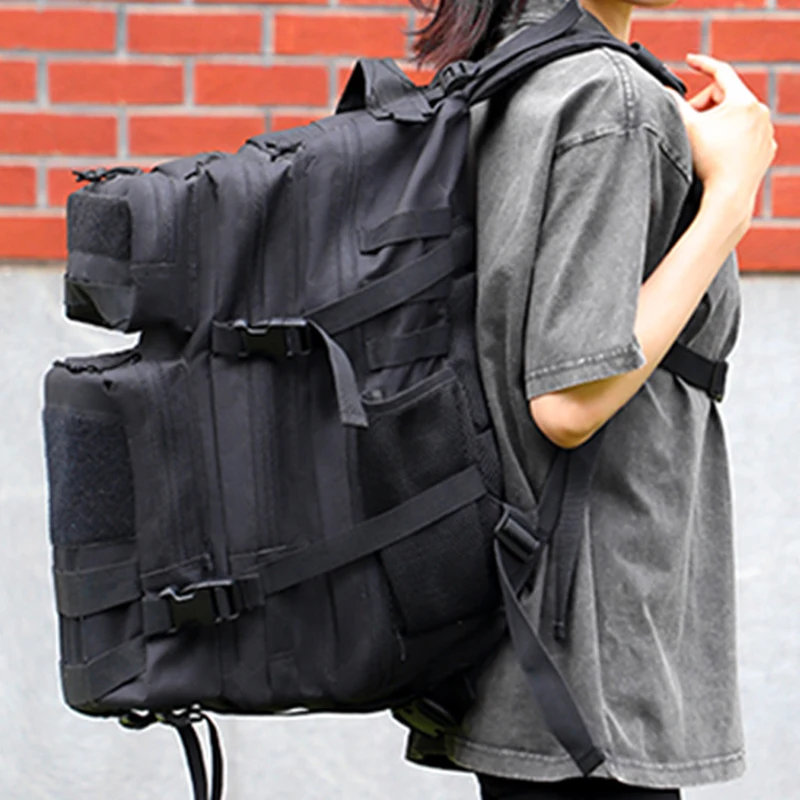 25L/45L 3P 戦術的なバックパック男性女性ピンク屋外 - Rucksack Military Style のレビューと価格