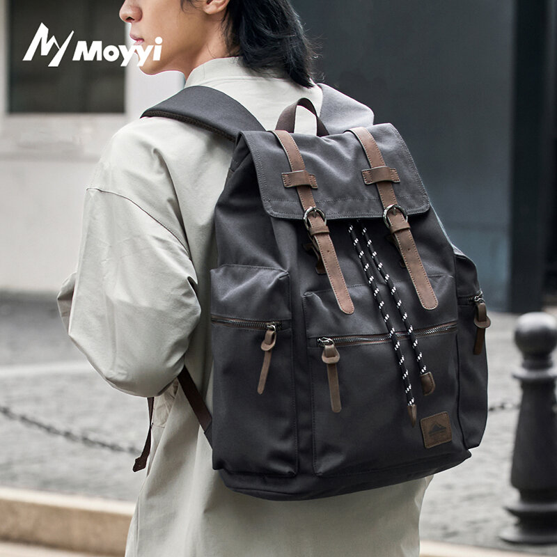 MOYYI 27L 大型フラップバックパック男性用巾着マルチ - Hiking Backpack Waterproof のレビューと価格