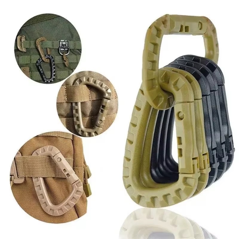 1-10 個軍事戦術カラビナクリップアクセサリー D リング - Rucksack Military Style のレビューと価格