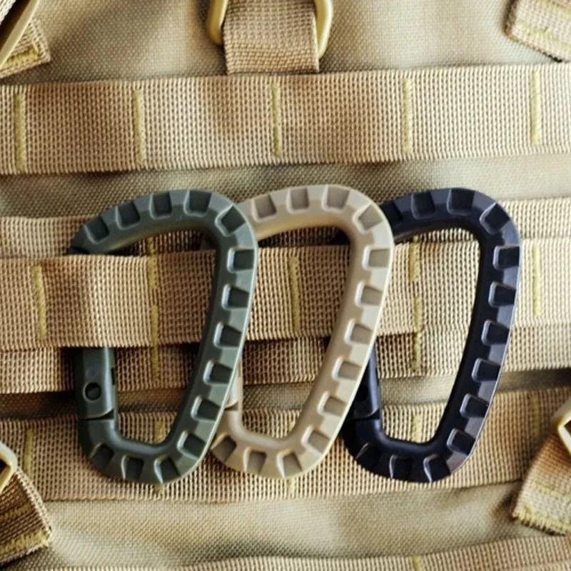 1-10 個軍事戦術カラビナクリップアクセサリー D リング - Rucksack Military Style のレビューと価格