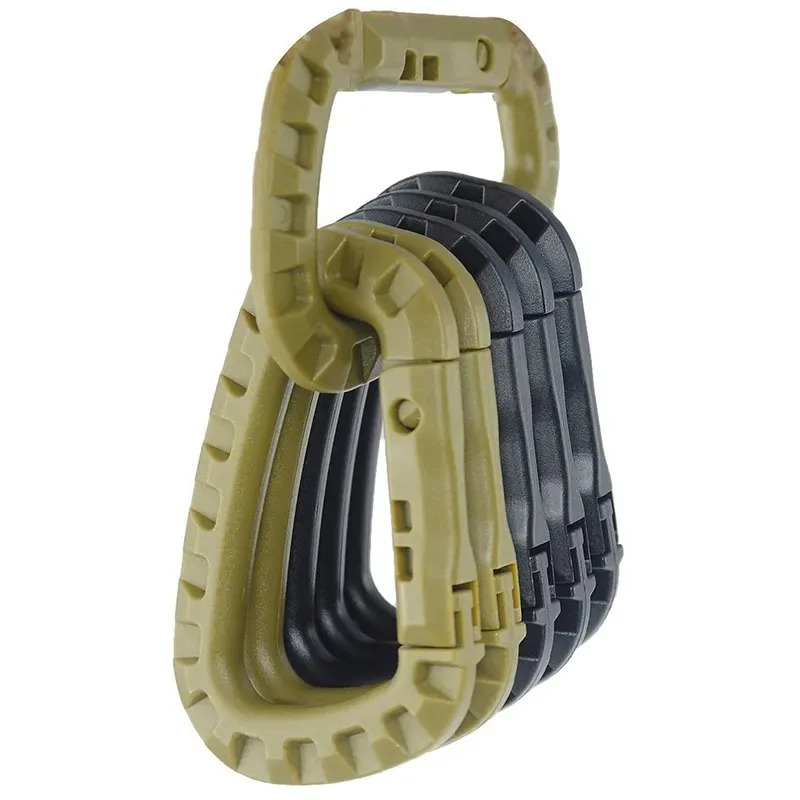 1-10 個軍事戦術カラビナクリップアクセサリー D リング - Rucksack Military Style のレビューと価格