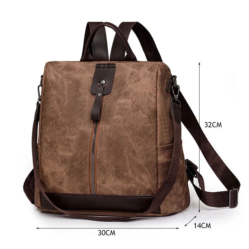 ファッション盗難防止バックパック女性高品質レザーデイパック女 - Travel Backpack Anti Theft のレビューと価格