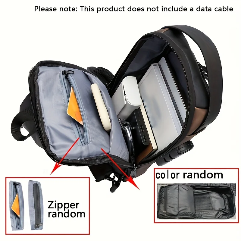 男性用防水盗難防止バックパック、USB充電スリングクロスボデ - Travel Backpack Anti Theft のレビューと価格