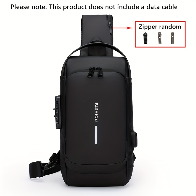 男性用防水盗難防止バックパック、USB充電スリングクロスボデ - Travel Backpack Anti Theft のレビューと価格