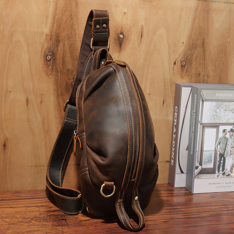 男性用本革ショルダーバッグ,多機能ショルダーバッグ,アウトド - Sling Backpack Shoulder のレビューと価格