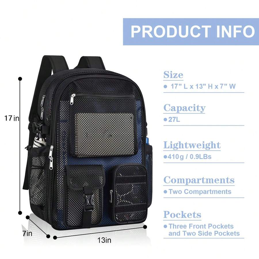 メッシュバックパック 36L 大型ヘビーデューティーカジュア - Canvas Backpack Casual のレビューと価格