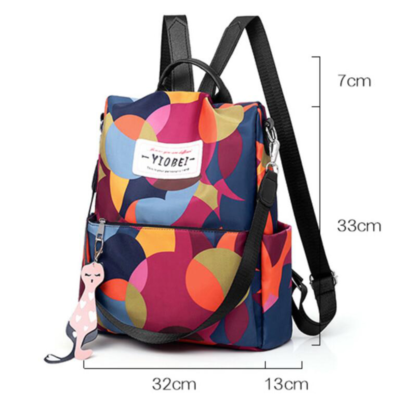 女性用防水オックスフォードバックパック,大容量,盗難防止,旅 - Travel Backpack Anti Theft のレビューと価格